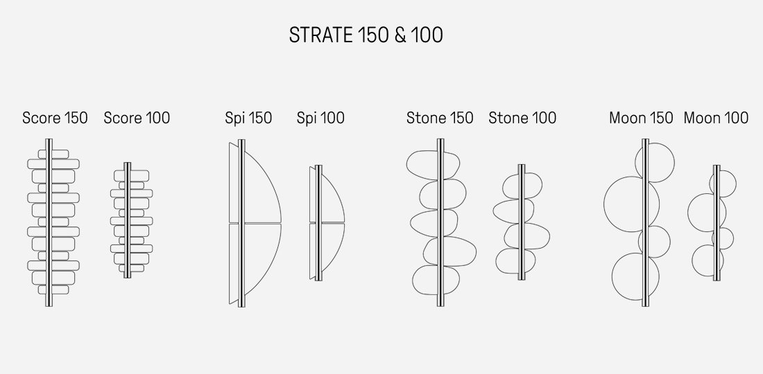 STRATE 100 - MOON - Applique murale Design CVL-LUMINAIRES